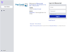Tablet Screenshot of brew.fogbugz.com
