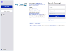 Tablet Screenshot of nstatic.fogbugz.com