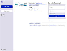 Tablet Screenshot of comxo.fogbugz.com